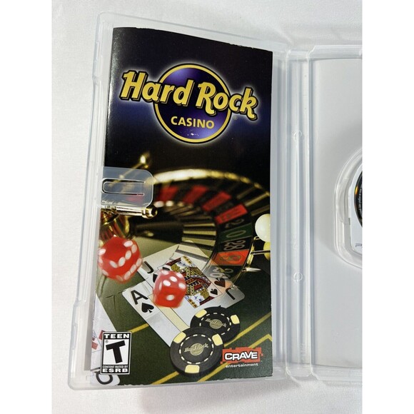 Hard Rock Casino Sony PSP 2007 PlayStation Portable Complete with Manual Tested - Picture 5 of 9